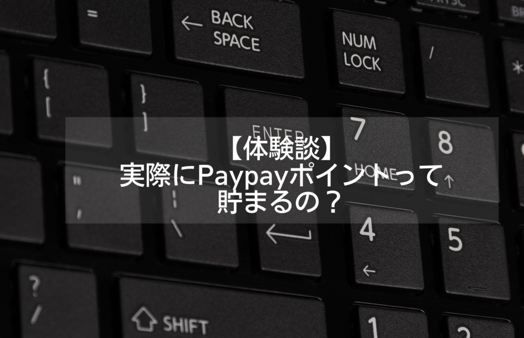 【体験談】実際にPaypayポイントって貯まるの？